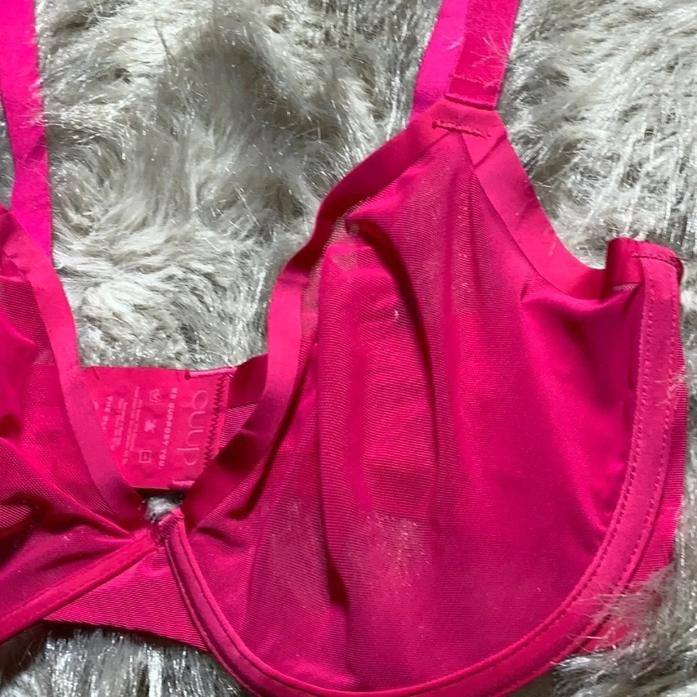 CUUP Fuchsia Mesh Bra